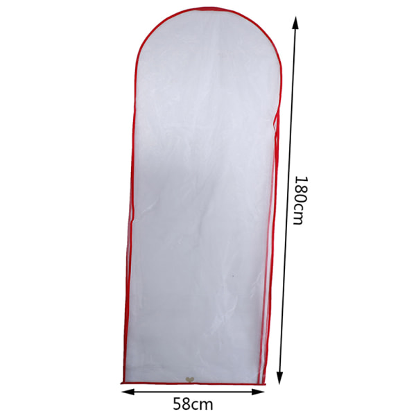 Bröllopsklänning Väskor Protector Case Dammtät cover Bröllopsklänningar M