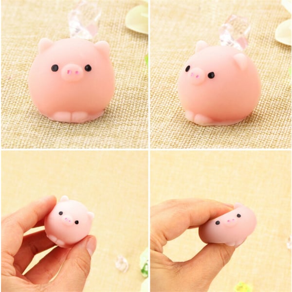 Mochi Cute Pig Ball Squishy Squeeze Healing Rolig Toy Present Reliev 0 0