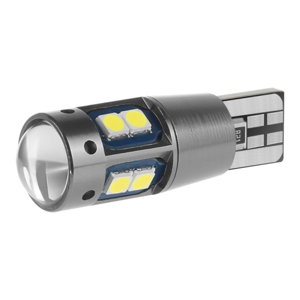 Fordons LED-breddindikatorlampa W5W T10 LED 3030 SMD Super White