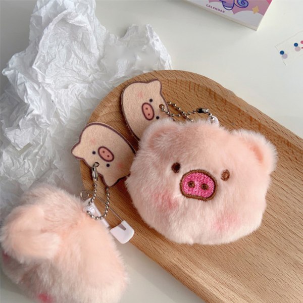 Bentoy Pig Plush Pink Soft Pig Nyckelringstillbehör e Student B A2
