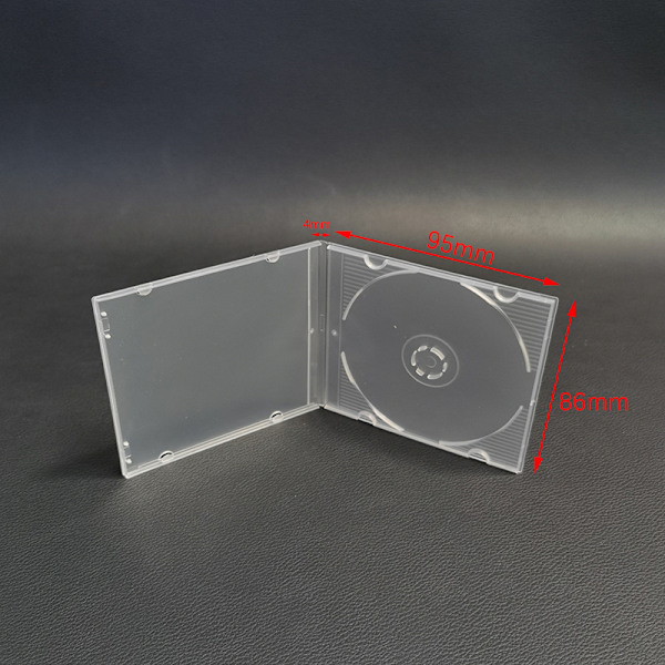 1PC 8CM ReadStar Transparent PP Disc- case i ett stycke CD- case