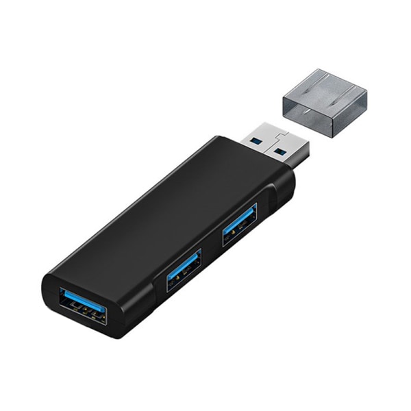 Mini aluminium 3 portar USB 3.0 Hub USB Hub Extensions 2.0 Hub USB Black