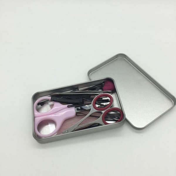 Mini Iron Box Slide Cover Förvaringsbox Bröllop Smycken Pill Case P10