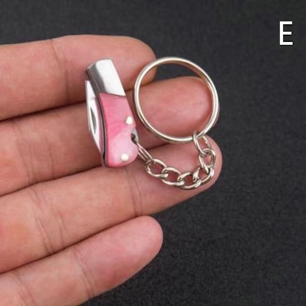 Mini Vikbar Akryl Sharp EDC Självförsvar Small Blade Portab E