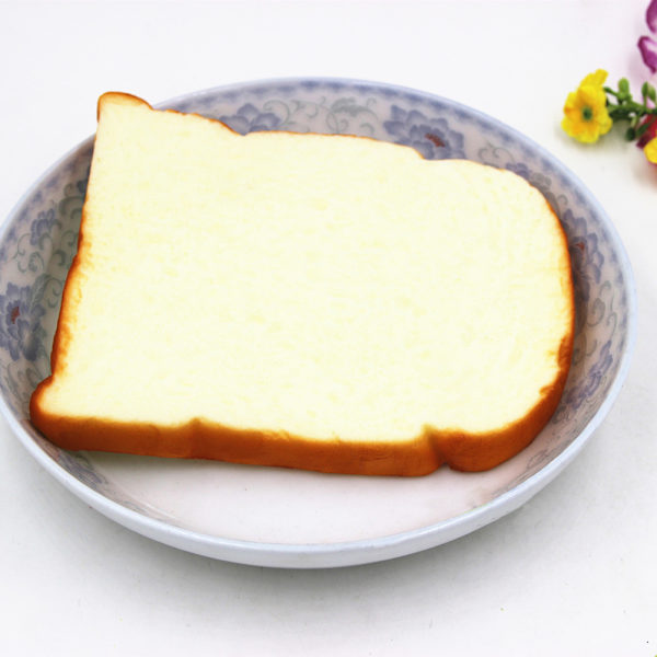14 CM Jumbo Squishy mjuk doft skivat bröd Toast Kids Toy Hand