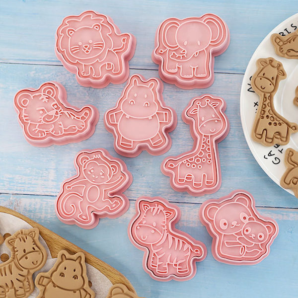 8 st Form Jul Tecknad Mould 3D Cookie ter e784 Fyndiq