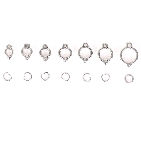 2st Pet Fåglar Träning koppel Ringar Clip Parrot Flying Accessoar C