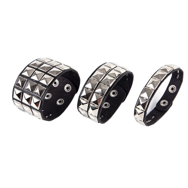 Unik Nit Stud Wide Cuff Punk Gothic Rock Unisex armring Brac C