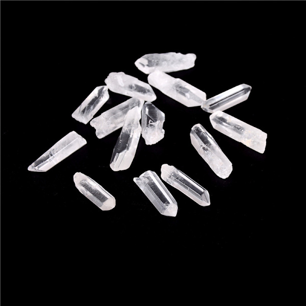 50g Lot Tibet Natural Clear Crystal White Quartz Points Termina