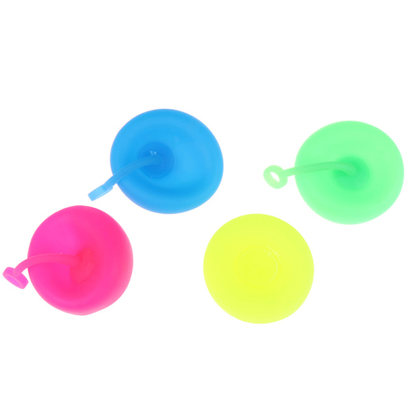 Barn Utomhusluft Vattenfylld Bubble Ball Blow Up Balloon I Yellow