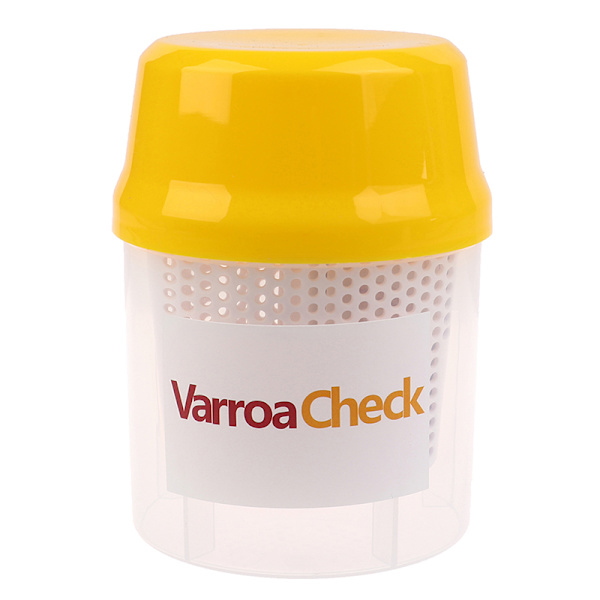 1st Biodlingsbikupa Varroakvalster Kontrollera testflaska Varroa Ch