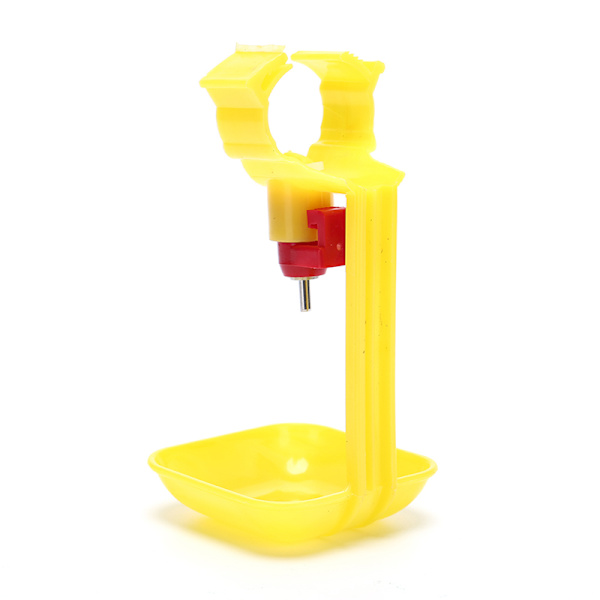 10 st fjäderfä kyckling hängande anka dricksvatten nippel drinke Yellow 14cmx6.5cm