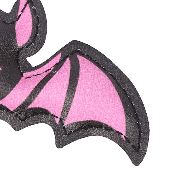 Halloween e Pink Bat Leather Keychain Härlig Bat Keyring Keys H