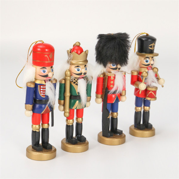 12 cm Nötknäppare Miniatures Nötknäppare Puppet Ornaments Desktop