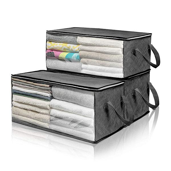 Quilt Kläder Förvaringsboxar Hem Stor kapacitet hopfällbar garderob