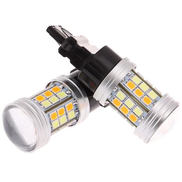 2st 3157 LED Bärnstensvit Bak Blinkers Parkering Hög power