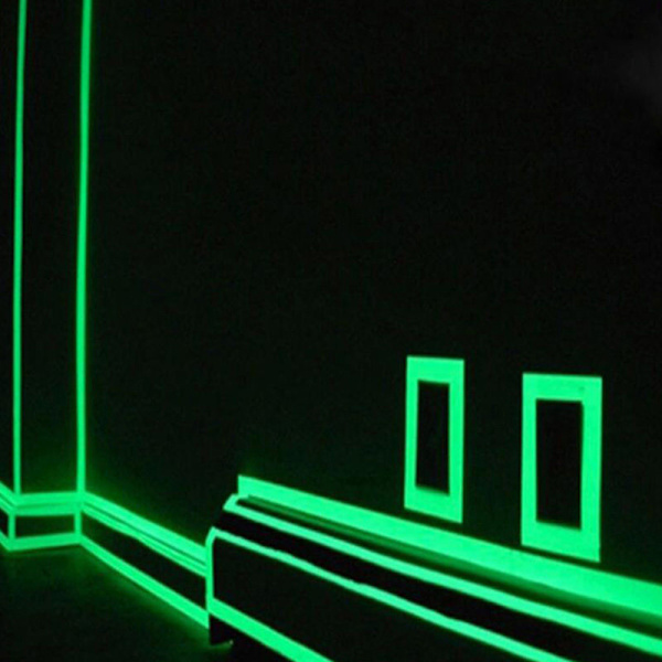Luminous Tape Självhäftande Glow In The Dark Safety Stage Stick 10MM