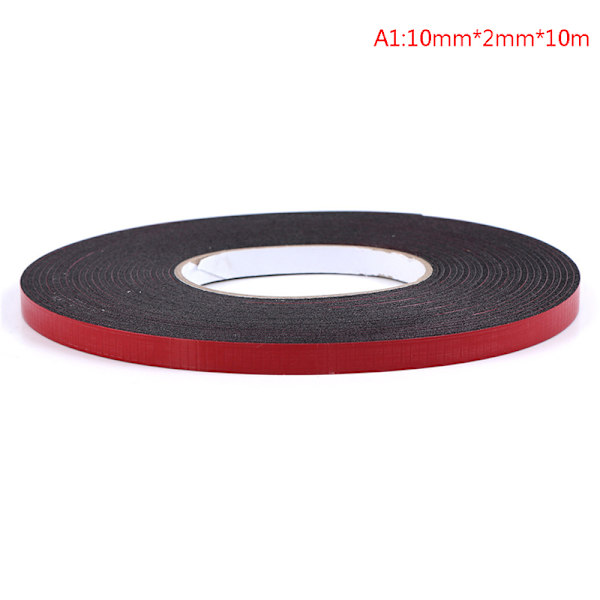 2mm tjocklek Svart Super Stark Självhäftande Foam Bil Dubbel A1:10mm*2mm*10m