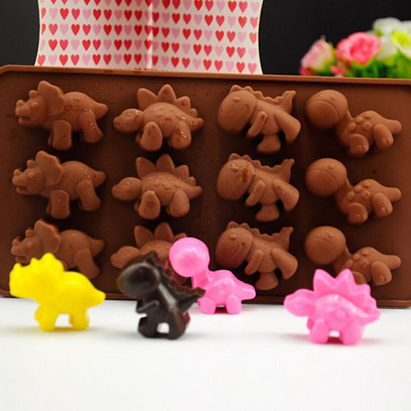 För muspekaren över bilden för att zooma Dinosaur-Silicon-Fondant-Mould-C