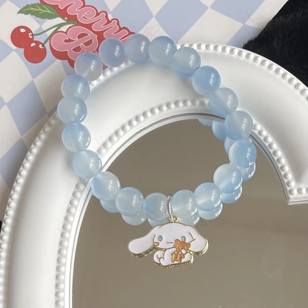 Sanrio Crystal Armband Cartoon Bead Chain Kuromi Melody Hand T F