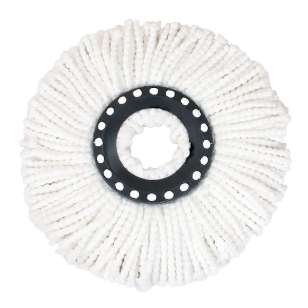 Roterande runt 16 mm mopphuvud Mikrofiber trasmopp tyg Repla
