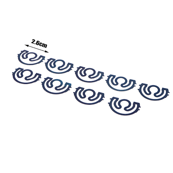 10 st Case Spring Sheet Industriell sömnad gångjärn 2,1cm/2. 01