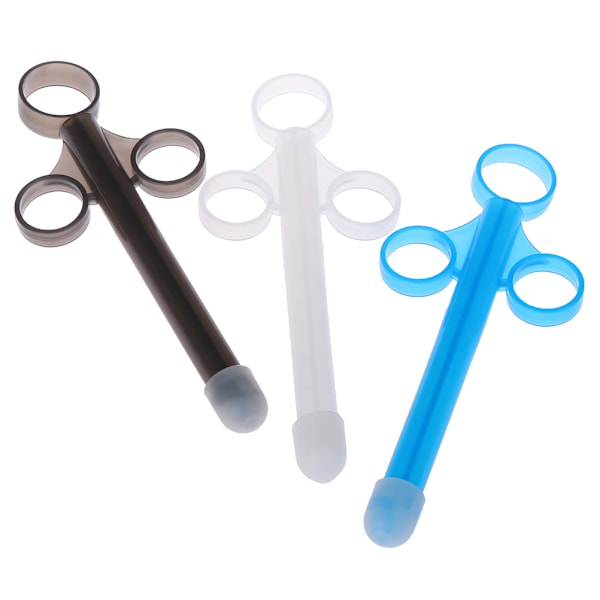 Personlig analsmörjmedel Lube Launcher Shooter Injector White