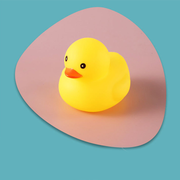 Baby Bath Toys e Colored Little Yellow Duck Baby Gift Badrum A