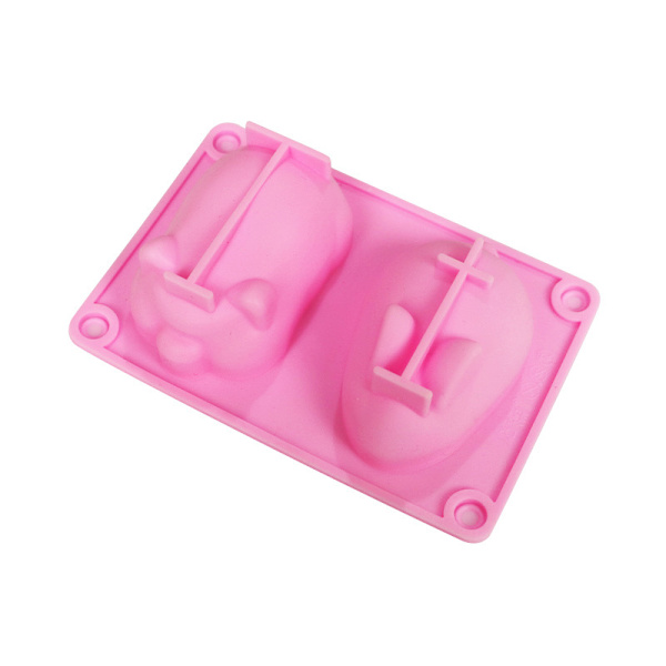 3D DIY Bakverktyg Non-stick silikon form Grisformer Ca