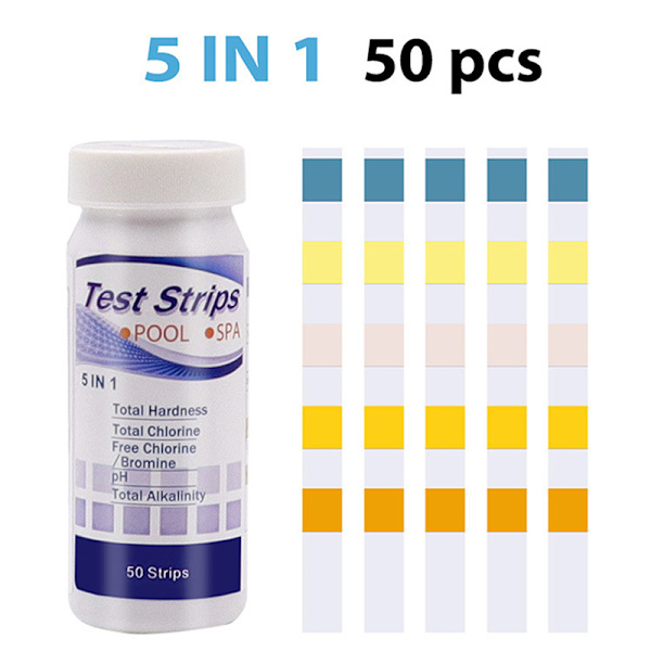 50st Multipurpose klor PH-testremsor SPA Swimming Pool Wa