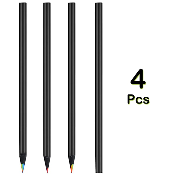 4st 7 färger gradient färgglad penna set konst målning ritning