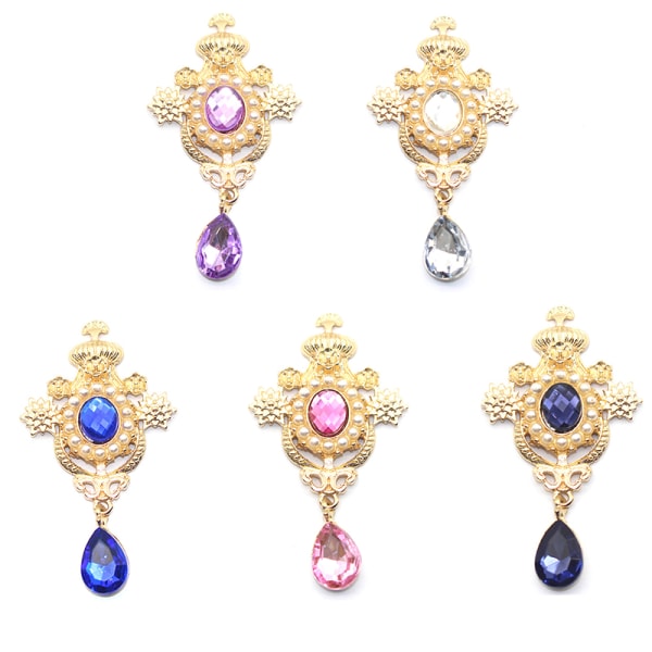 Water Drop Broscher Knappar Sy Legering Knapp Dekor Accessori A1