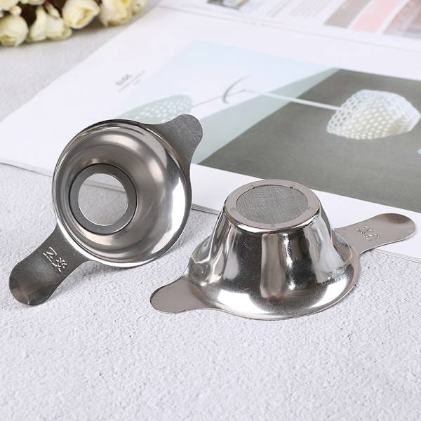 Rostfritt stål mesh te infuser filter kopp sil löst te Large