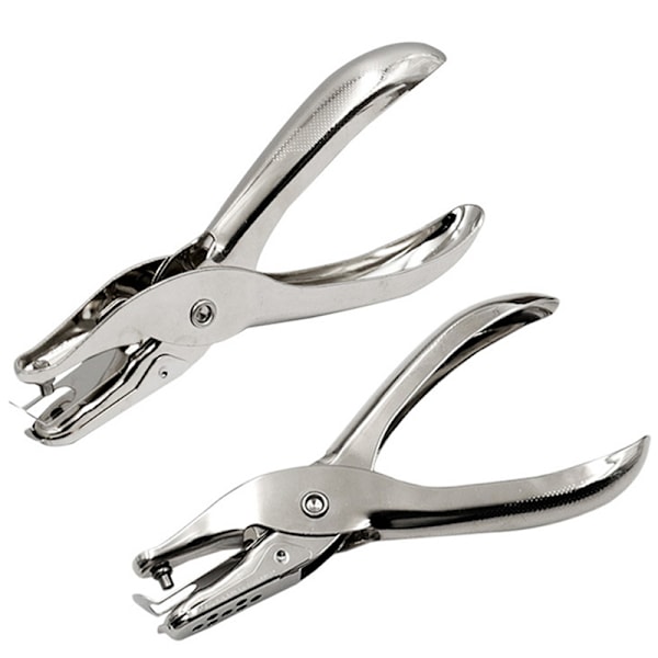 Enkelt hål 3 mm/6 mm pordiameter stanstång Handpappersskrot A