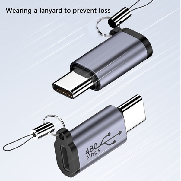 USB-C till Micro USB Mini USB Adapter Typ-C Hona till Micro USB Type C F To Micro M
