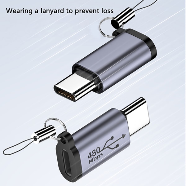 USB-C till Micro USB Mini USB Adapter Typ-C Hona till Micro USB TypeC F To MiniUSB M