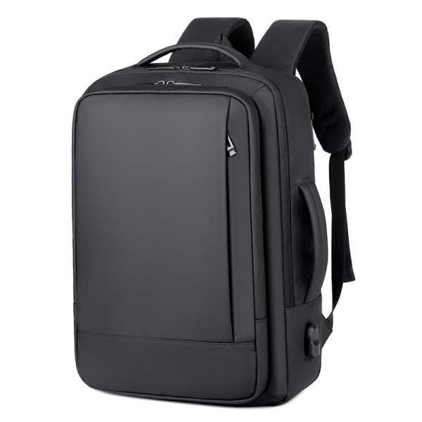 Business Ryggsäck Herr Business Ryggsäck Stor kapacitet Travel Black-A2