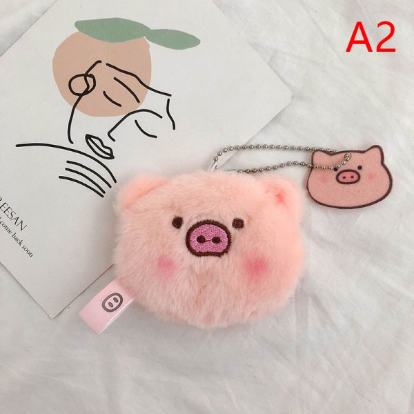 Bentoy Pig Plush Pink Soft Pig Nyckelringstillbehör e Student B A2
