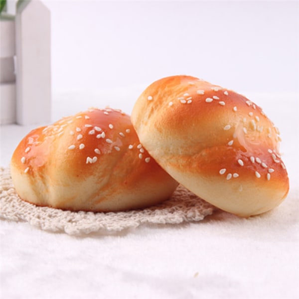 Nya 8 cm Kawaii Squishy Bullar Rostat bröd Tecknad mjuk barnleksak C Multi 8*7cm