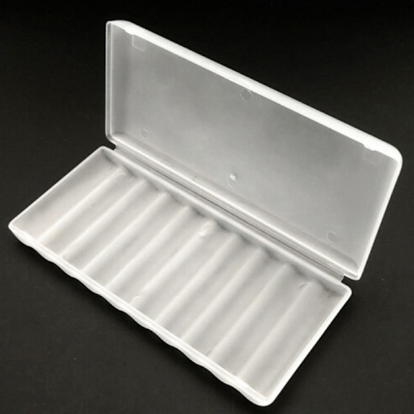 Bärbar plast case cover hållare förvaringsbox för 10st