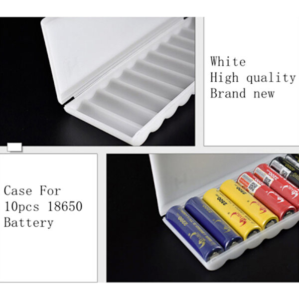 Bärbar plast case cover hållare förvaringsbox för 10st