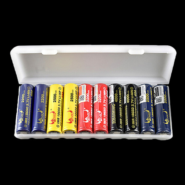 Bärbar plast case cover hållare förvaringsbox för 10st