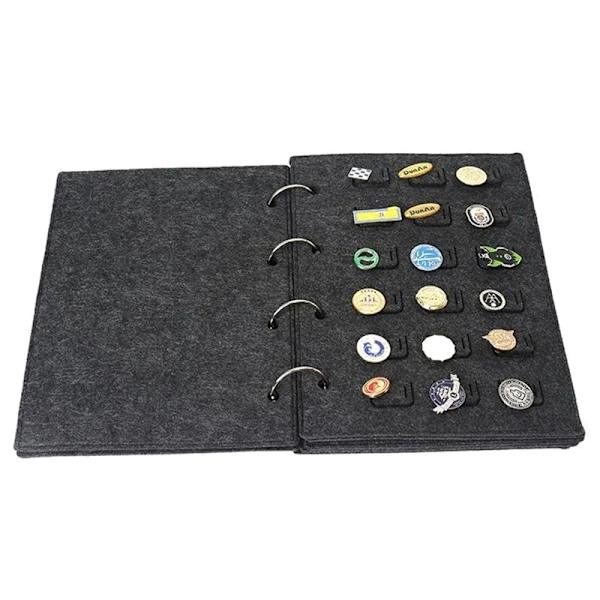 Bokdesign Case Brosch Pin Organizer Smyckeförvaring B