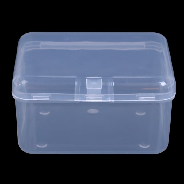 8,2*6,2*4,7cm Förpackningslåda Chip Box Förvaring Transparent Plasti