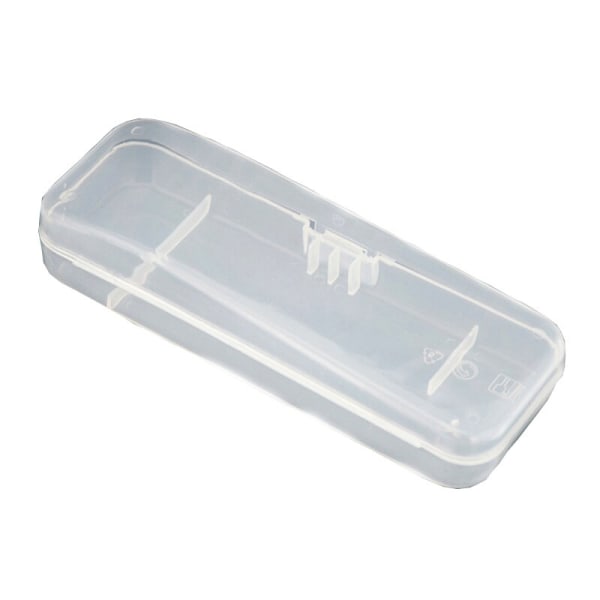 Män Universal Rakapparat Förvaringsbox Handtag Box Full Transparent Pl