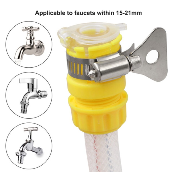 1 st ABS rörkoppling PVC multifunktionell vattenrör kran C