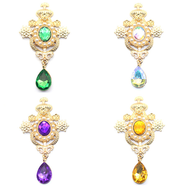 Water Drop Broscher Knappar Sy Legering Knapp Dekor Accessori A3