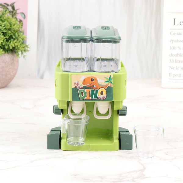 Tecknad vattendispenser leksak e vatten juice dricka fontän till Green