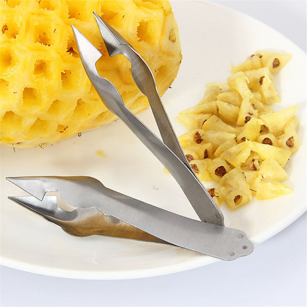 Salladsverktyg Fruit Clip ter Rostfritt stål Corer Slicer Pineapp