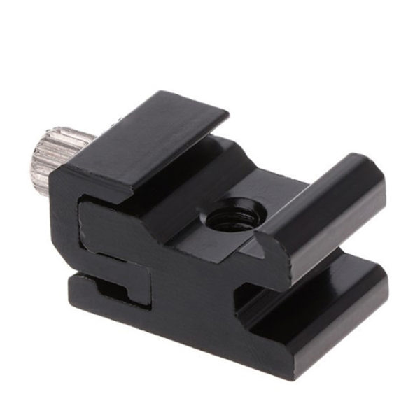 Hot Shoe Flash Bracket Kamera Metall Cold Shoe Mount Adapter